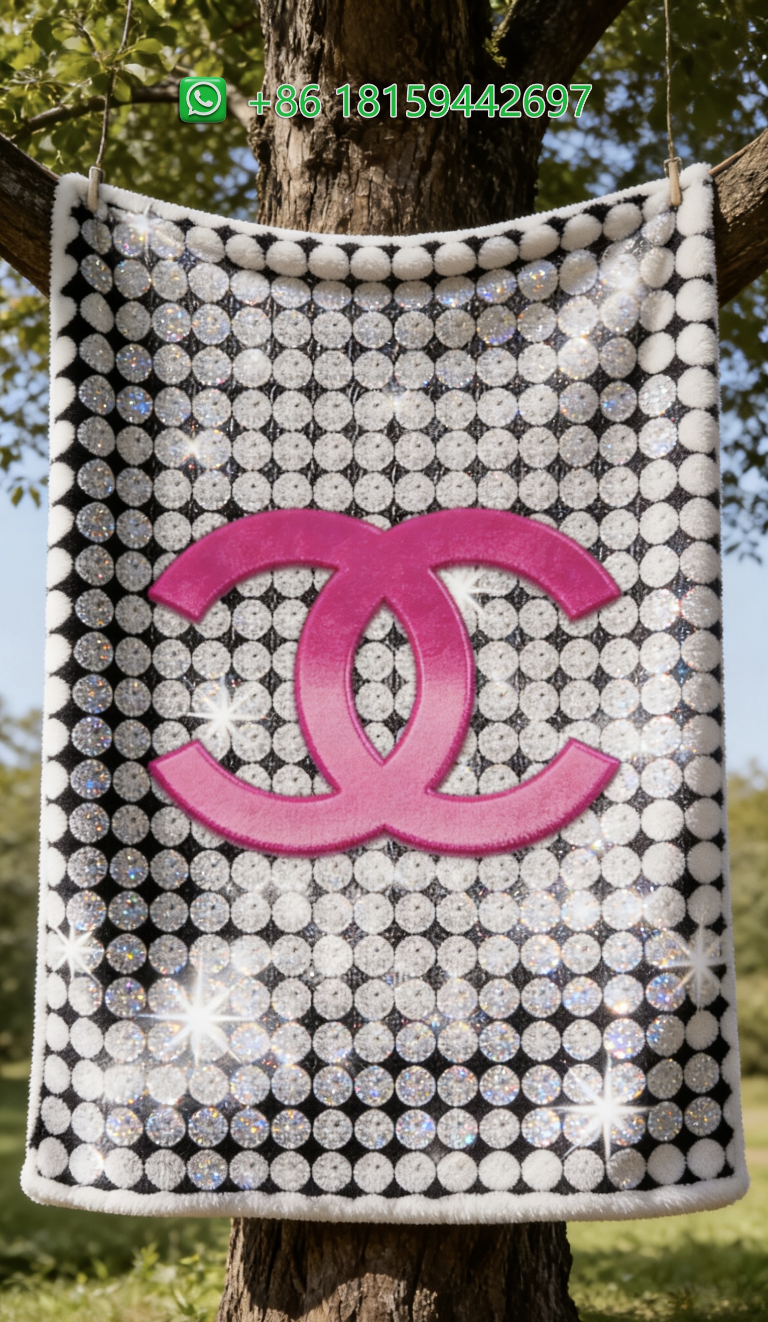 Chanel Throw Blankets
